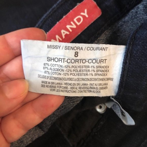 GLO by Gloria Vanderbilt Women's Mandy Straight Leg Jeans Size 8 Short - Picture 4 of 4